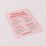 Galentine's Day Phone Game Printable