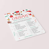 Christmas Party Phone Scavenger Hunt Printable