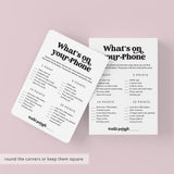 Birthday Games for Her | Adult Birthday Party Games Printable