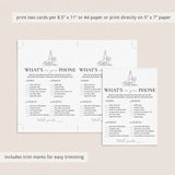 Wine Party Game What's On Your Phone Printable