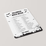 Printable Witches Trivia Game For Halloween Party