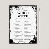 Which Witch Halloween Game Printable | With Answers by LittleSizzle