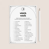 Which Witch Game Printable | Witch Matching Game by LittleSizzle