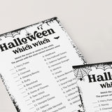 Halloween Which Witch Game Printable | Answers Included