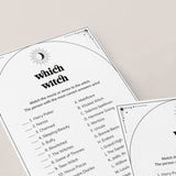 Which Witch Game Printable | Witch Matching Game with Answers