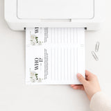 Who Am I Couples Wedding Shower Printable Game