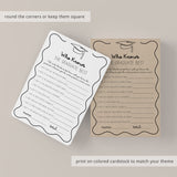 Who Knows The Graduate Best Cards Printable Wavy Border