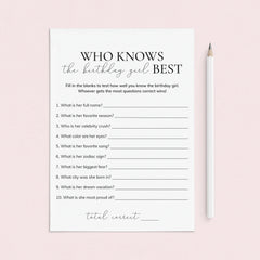 Born in 1949 Birthday Games for Her Printable
