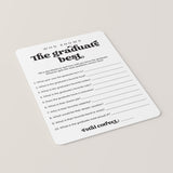 Who Knows The Graduate Best Questions Printable