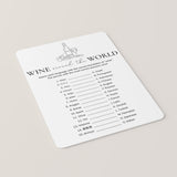 Wine Party Game Wine In Different Languages with Answers