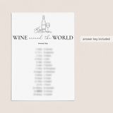 Wine Party Game Wine In Different Languages with Answers