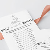 Wine Party Game Wine In Different Languages with Answers