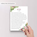 Printable Wine Party Trivia Quiz Games + Bonus Wine Talk