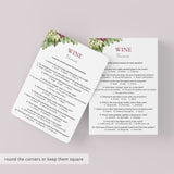 Printable Wine Trivia with Answers