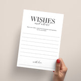 Wishes and Advice Cards for the Anniversary Couple Printable