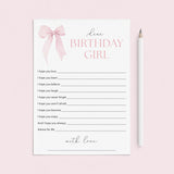 Wishes For The Birthday Girl Bow Birthday | Dear Birthday Girl by LittleSizzle