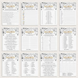 Witchcraft Halloween Party Games Bundle Printable by LittleSizzle