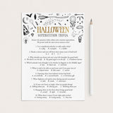 Halloween Superstition Trivia with Answer Key Printable by LittleSizzle