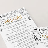 Witchcraft Halloween Party Games Bundle Printable