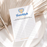 Printable Hanukkah Word Game for All Ages