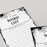 Eerie Grunge Halloween Party Games Bundle | 12 Printable Games