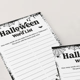 Printable Halloween Words Game Digital Download