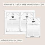 Educational Halloween Game Word List Printable