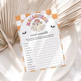 Spooky Halloween Word Scramble Printable