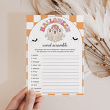 Spooky Halloween Word Scramble Printable