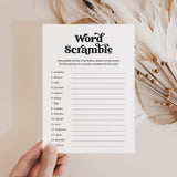 Birthday Party Word Scramble Printable
