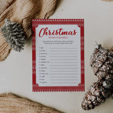 Christmas Word Scramble and Answers Printable