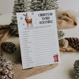 Fun Christmas Word Scramble Puzzle Instant Download
