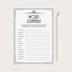 Gatsby New Year's Eve Party Games and Activities Bundle Printable ...