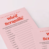Valentine's Day Word Scramble Printable with Answers