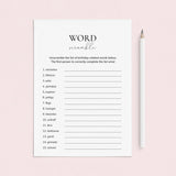 Birthday Party Game Word Scramble Answers Included Printable by LittleSizzle