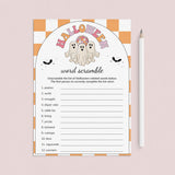 Spooky Halloween Word Scramble Printable by LittleSizzle