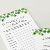 Word Scramble Game for St Patricks Day Printable