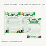 Saint Patricks Day Game Word Scramble with Answers PDF