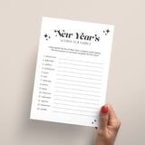 Minimalist Groovy New Year's Party Games Bundle Printable