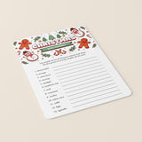 Unscramble Christmas Words Game with Answers Printable
