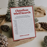 Red and White Striped Christmas Party Games Bundle Printable