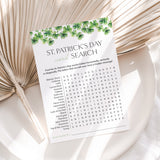 St Patricks Theme Word Search Printable