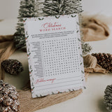 Holiday Word Search Game Instant Download