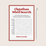 Printable Christmas Word Search Puzzle by LittleSizzle