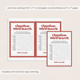 Printable Christmas Word Search Puzzle