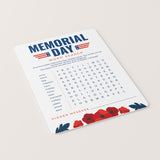 Memorial Day Games for Family Printable