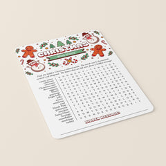 Printable Christmas Word Search with Answers