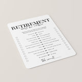 Retirement Party Would He Rather Game Cards Printable