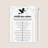 Naughty Bachelorette Would She Rather Questions Witches Theme by LittleSizzle
