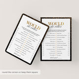 Birthday Game Would She Rather Printable